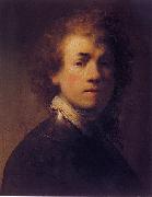 REMBRANDT Harmenszoon van Rijn Self-portrait. oil painting on canvas